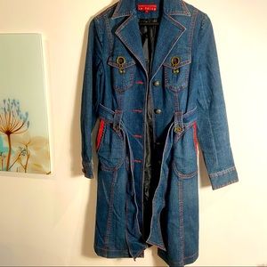 Runway designer Suneet Varma denim jacket